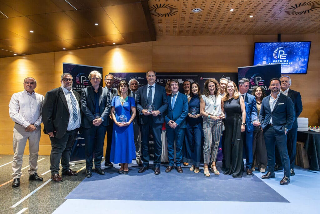 Foto durante los Premios Empresariales Ciudad de Tres Cantos 2026