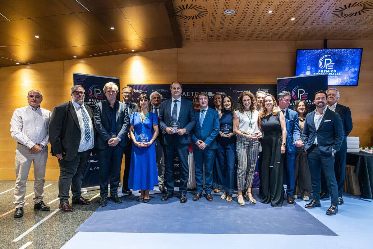 Foto durante los Premios Empresariales Ciudad de Tres Cantos 2026